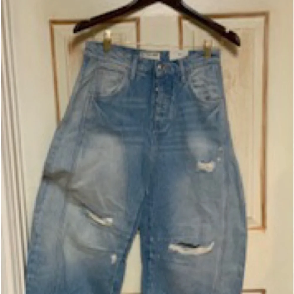 We The Free X Free People- Good Luck mid rise barrel jeans - Picture 10 of 10